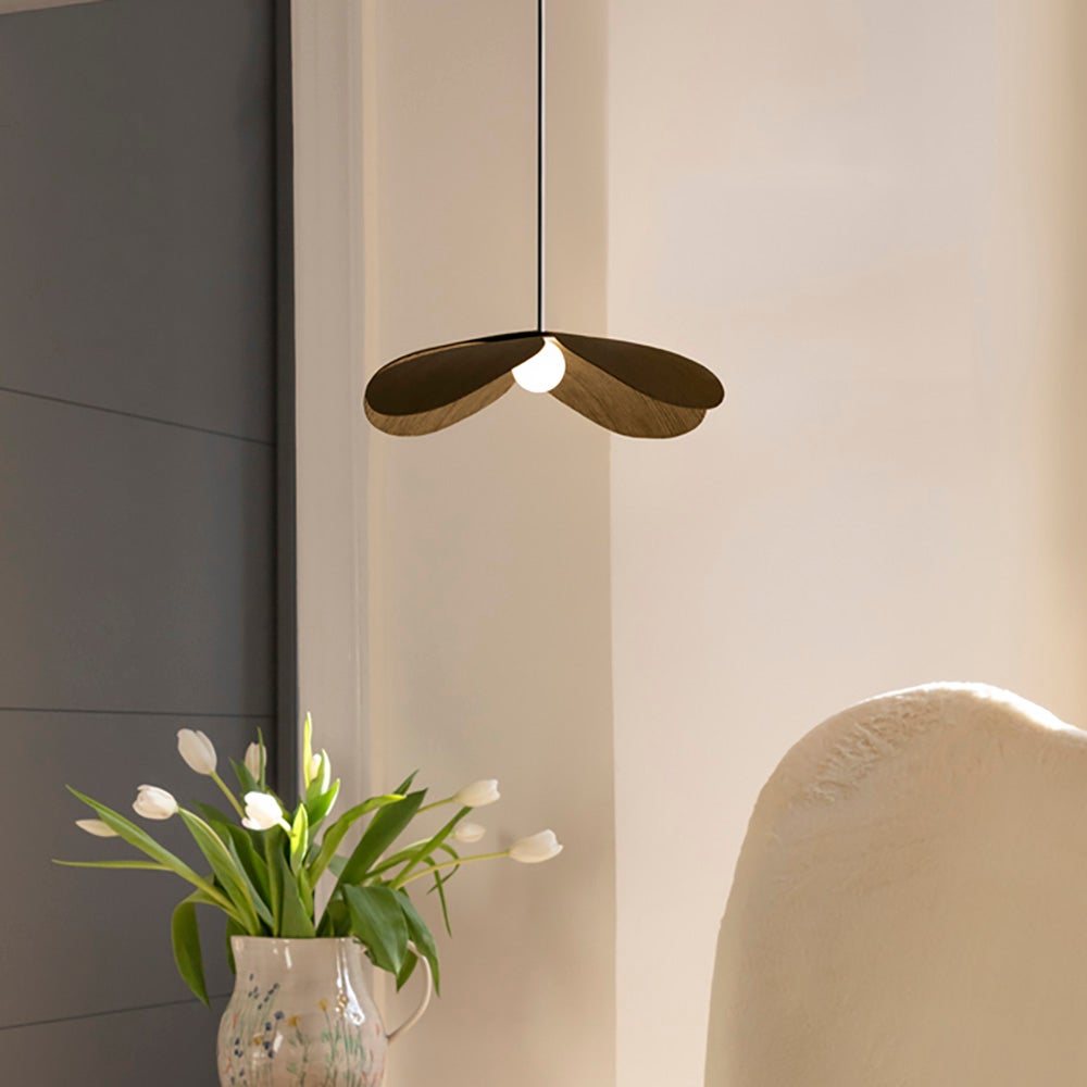 Forget Me Not lampunvarjostin Ø28 cm tumma tammi