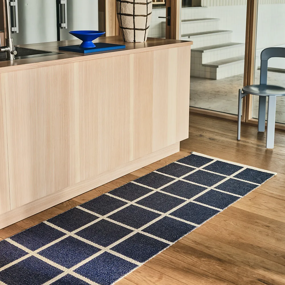 Kudottu Matto Criss Dark Blue 180x260 cm