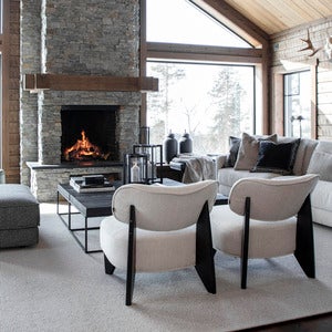Nojatuoli Cadiz Quiet cream Artwood 