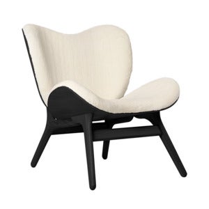 A Conversation Piece Lepotuoli Black Oak/Teddy White