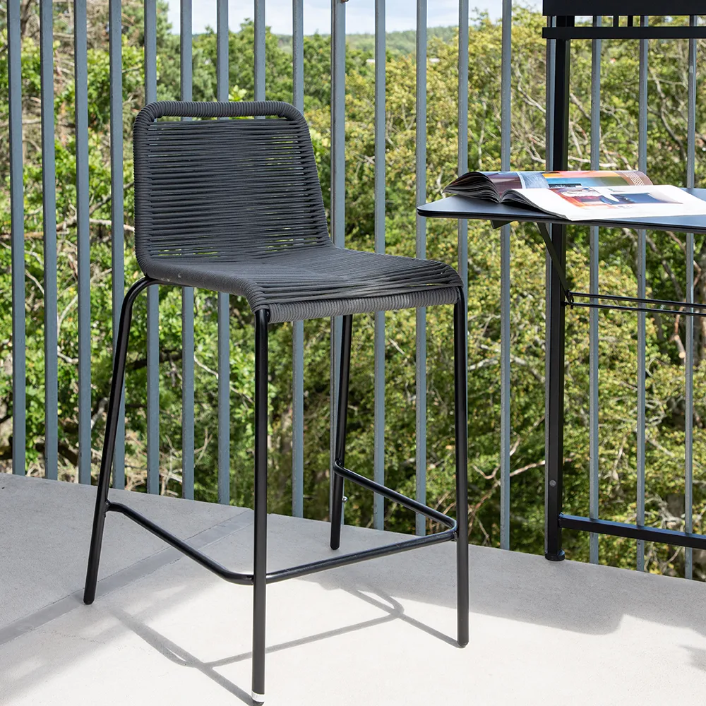 Lindos baarituoli tummanharmaa 2 kpl