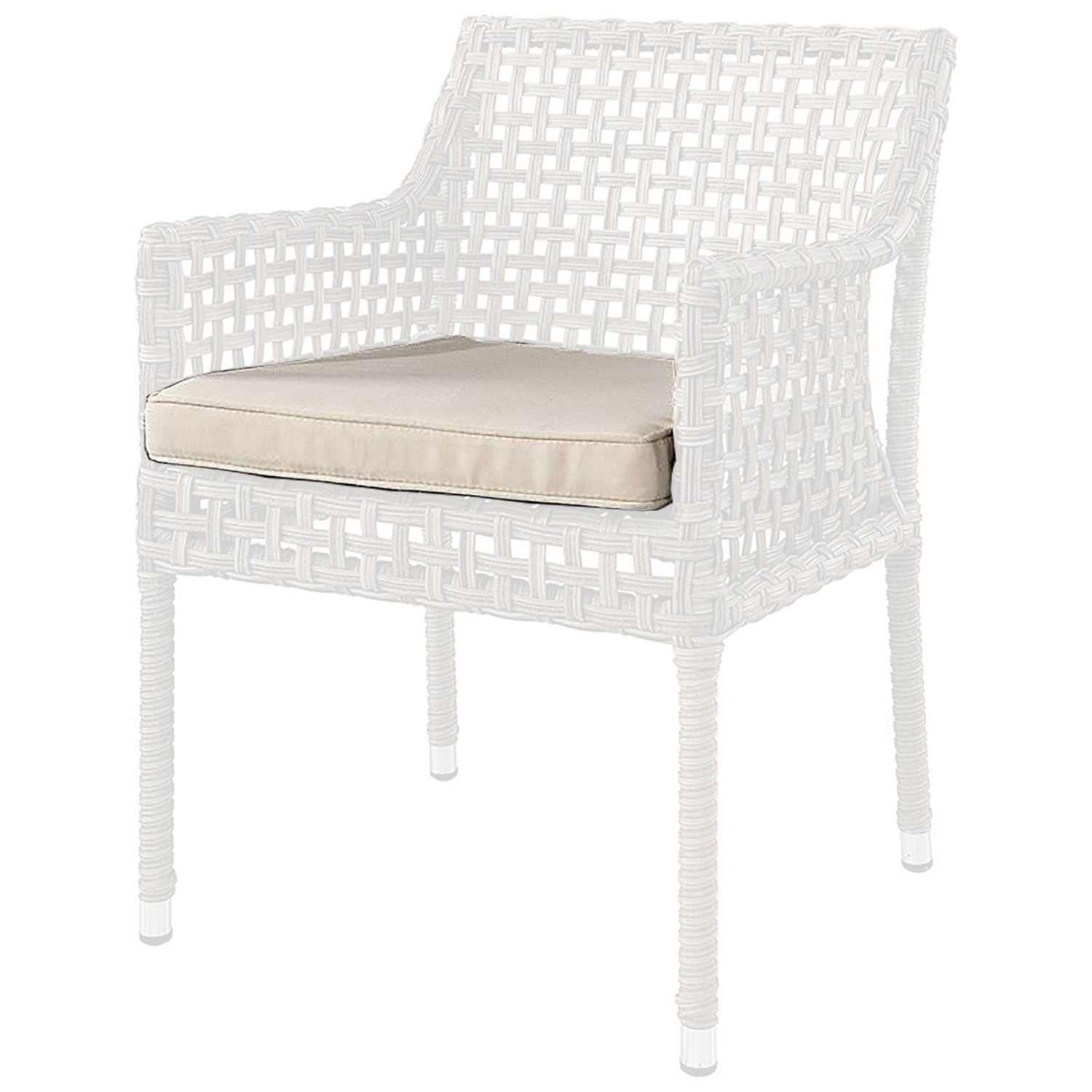 Santa Monica dining armchair cushion Artwood