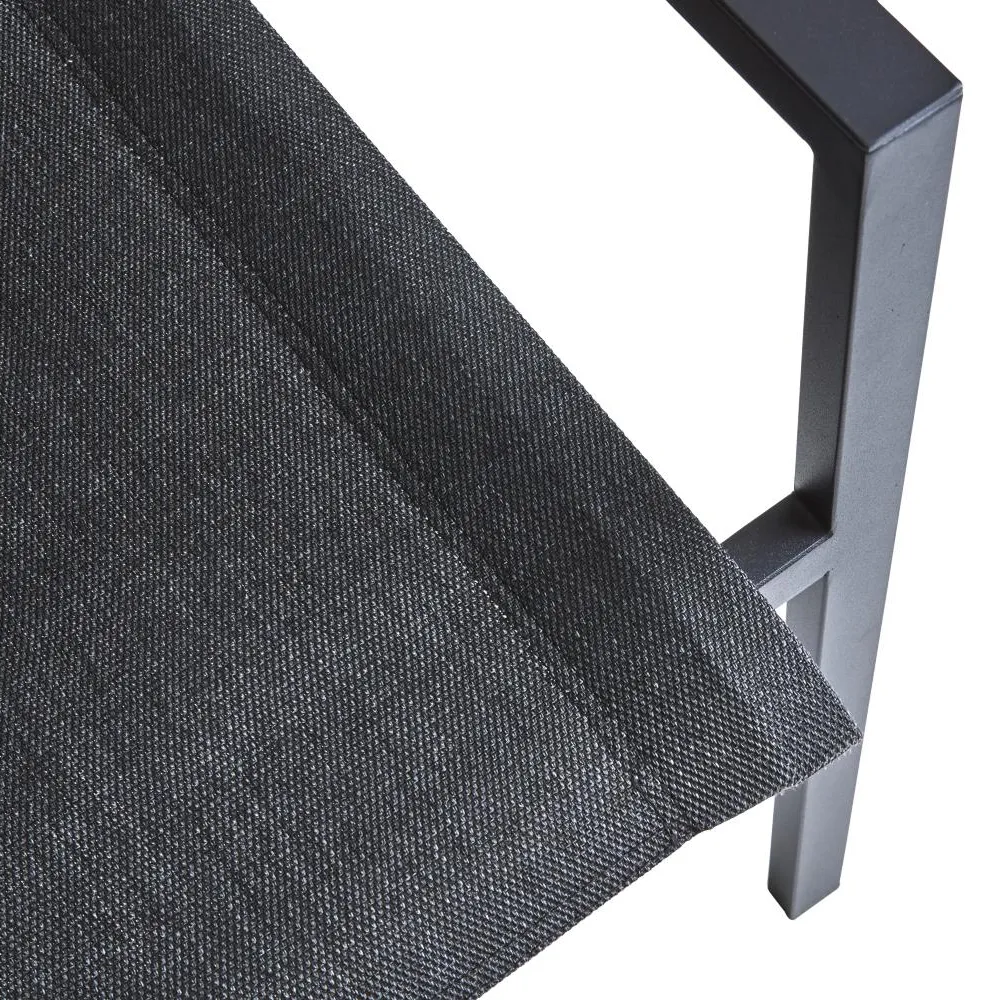 Tuoli käsinojalla Black/Black