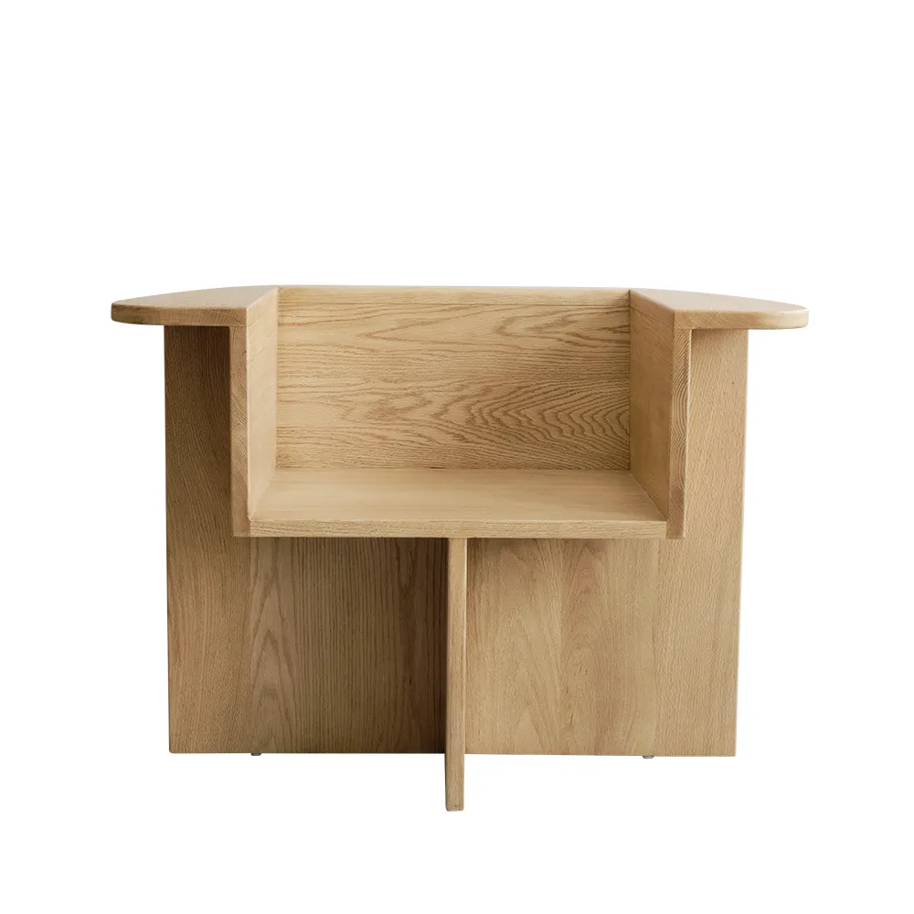  Brutus-nojatuoli - Luonnonvärinen tammi