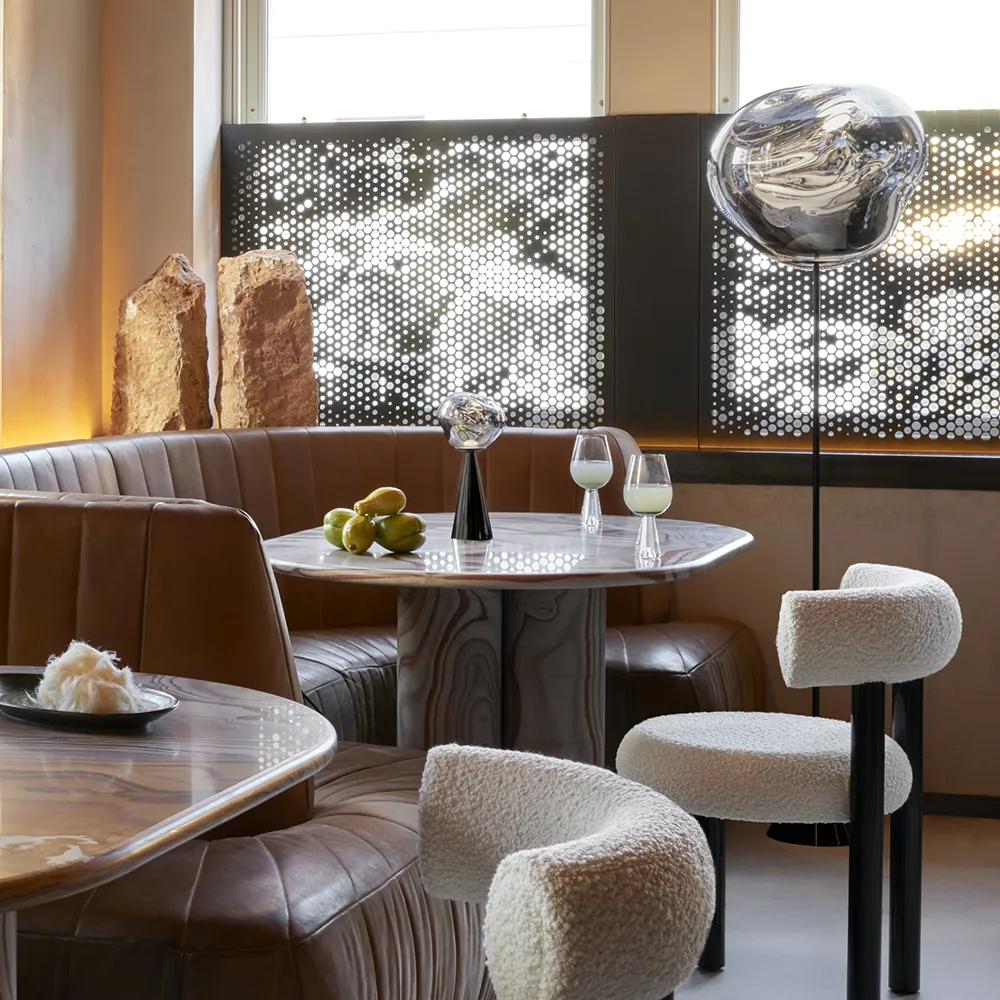 Melt Cone Slim Lattiavalaisin Silver LED