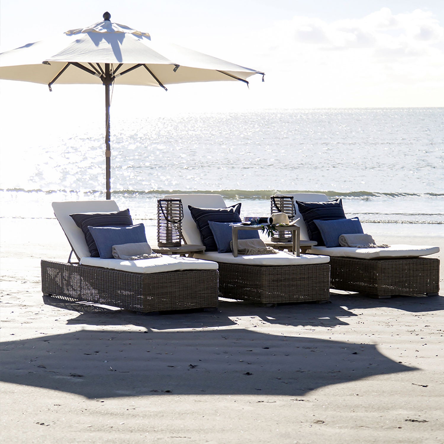ORLANDO Sunbed Vintage ilman pehmustetta Artwood