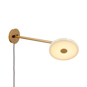 Asteria Wall Long Seinävalaisin Ø15 cm Pearl White