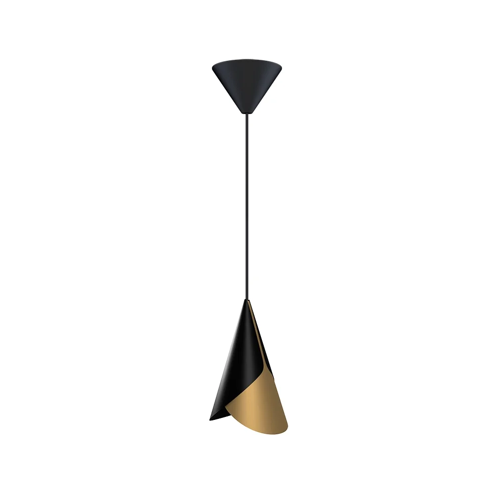 Cornet Lampunvarjostin Black/Brass