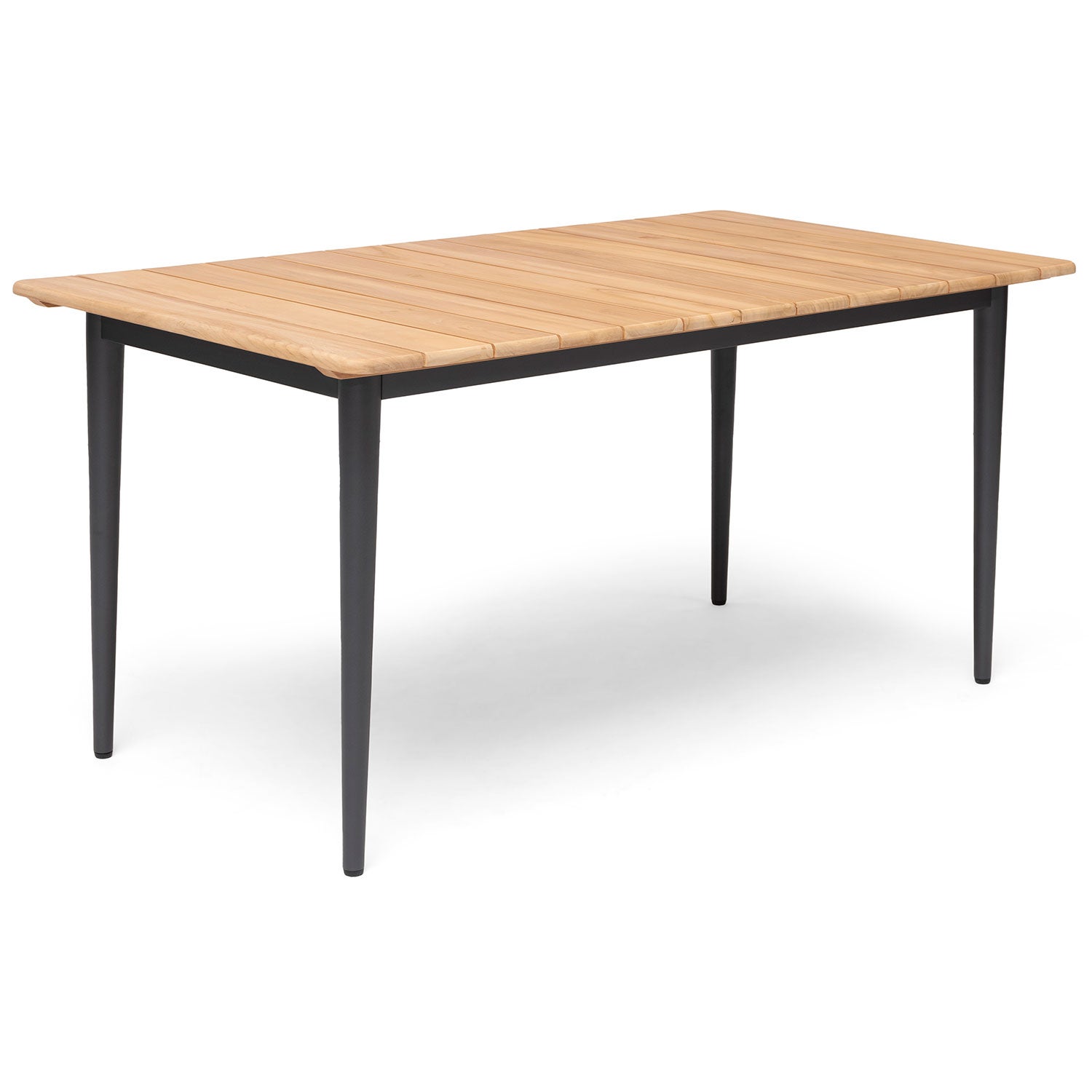 Lerdala ruokapöytä 90x160 cm ruskea alumiini 