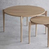 Tilia Sohvapöytä Ø88 cm Valkoinen öljytty tammi