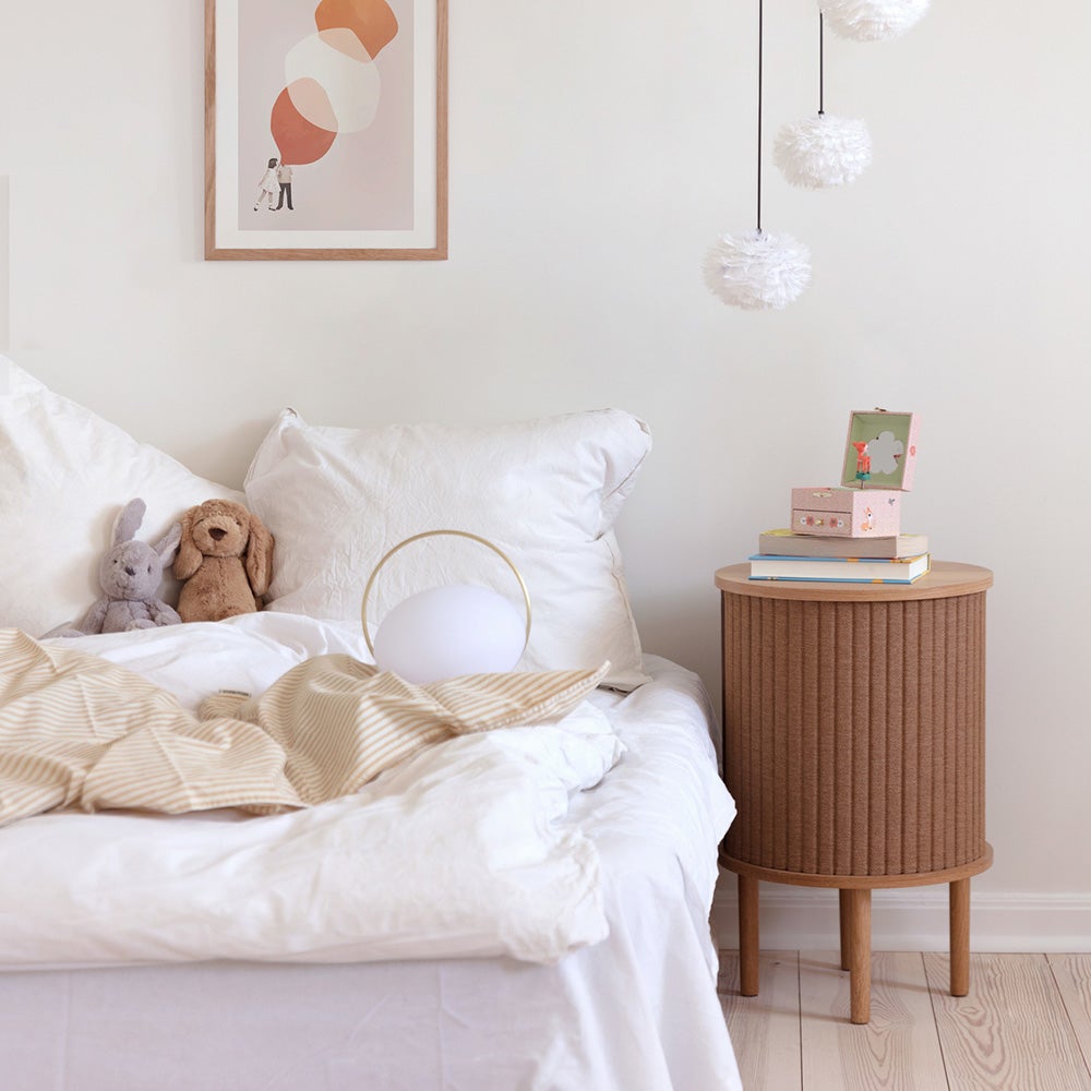 Audacious-sivupöytä tammi/Sugar Brown