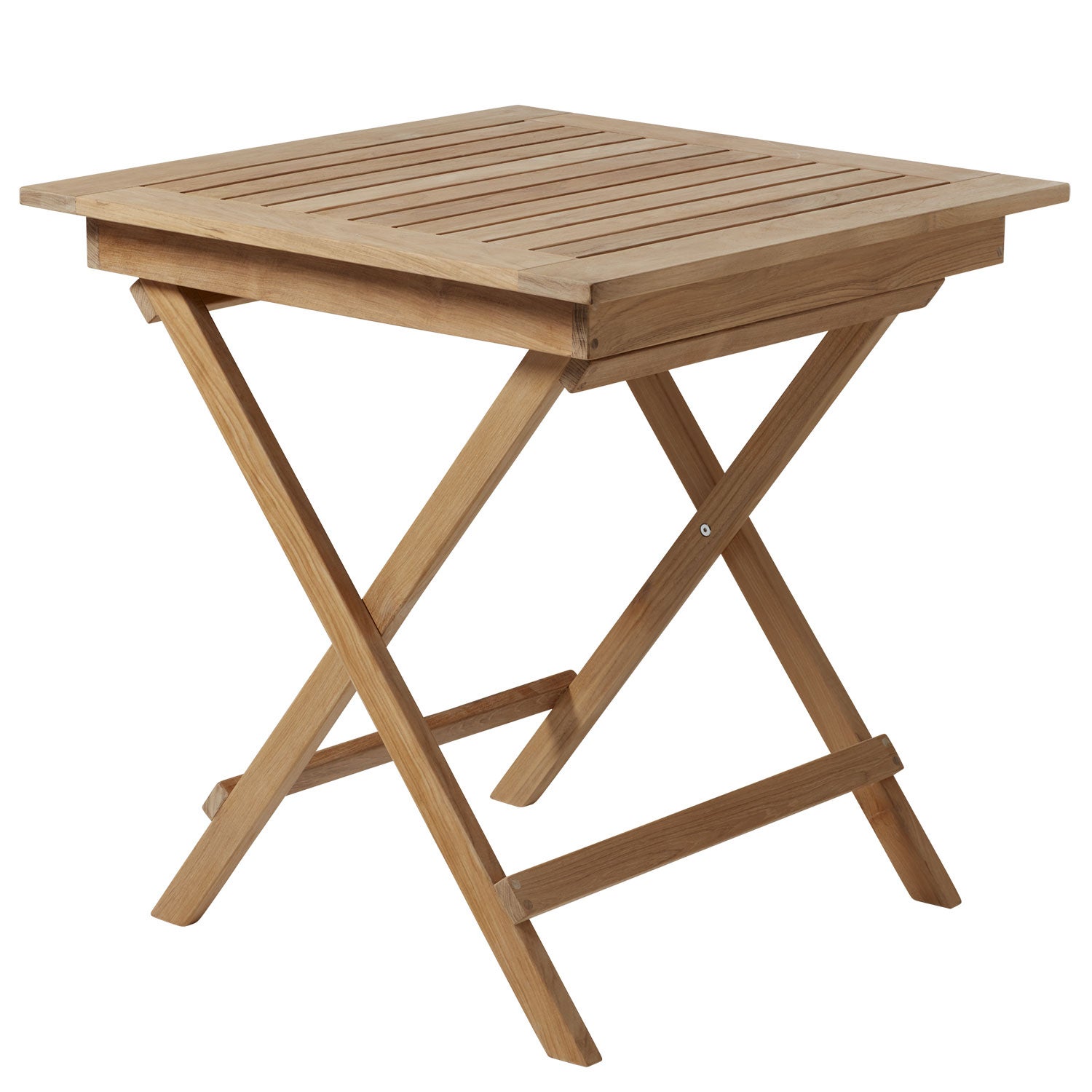 York 70x70 cm Kahvilapöytä tiikki 