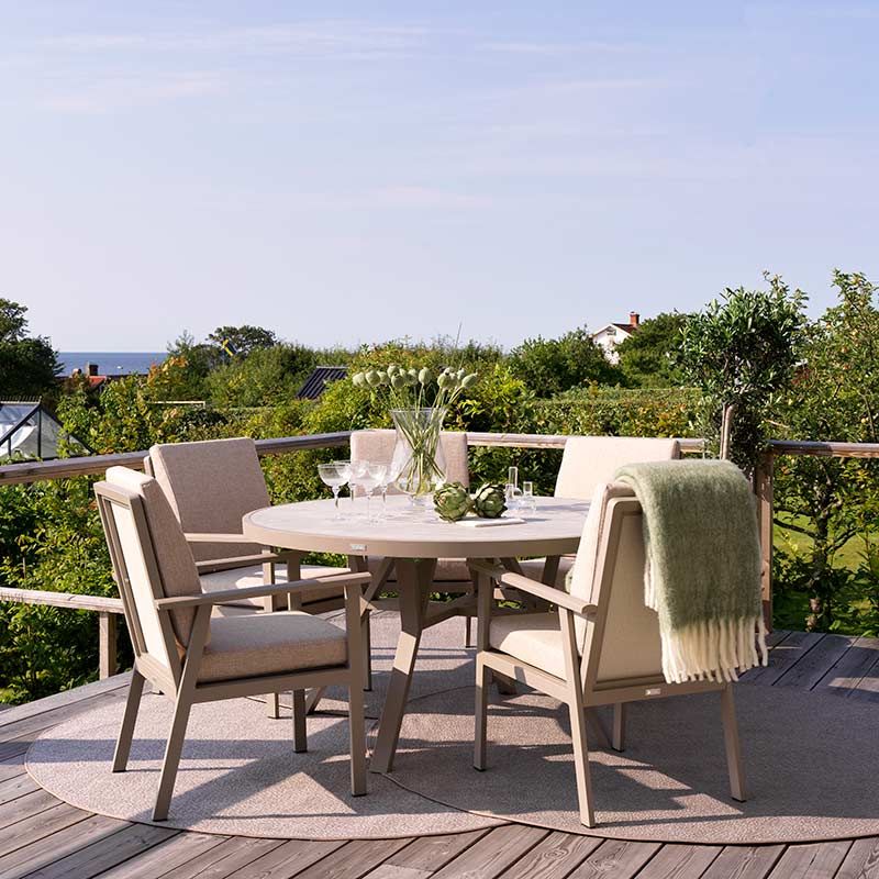 Samvaro käsinojallinen tuoli valkoinen/harmaa Brafab