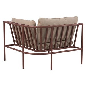 Collier kulmakappale  Zin red / Teddy beige