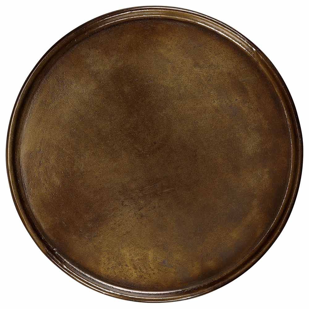 Aluslautanen Zelda Vintage Brass Artwood