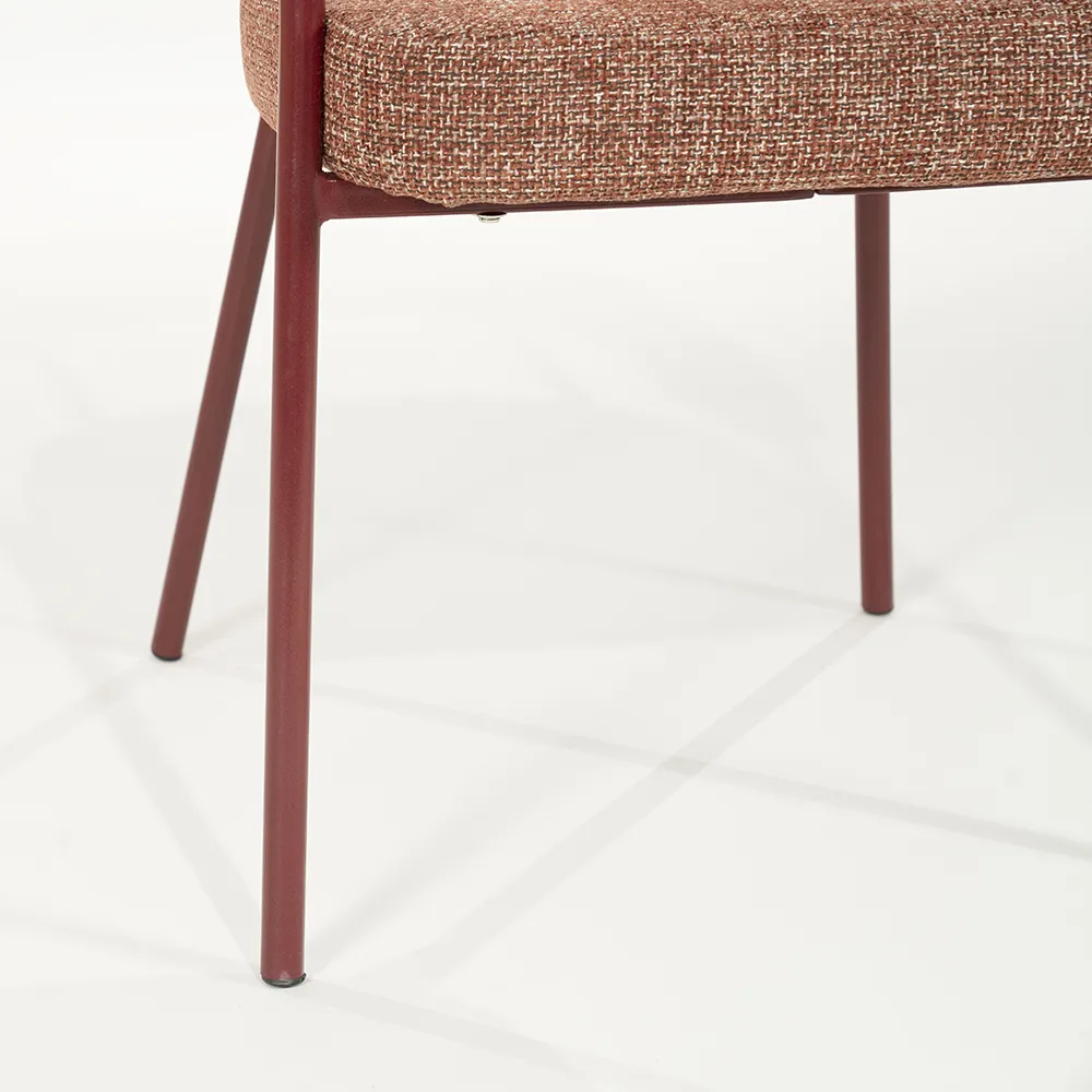 Käsinojallinen tuoli Yovi Burgundy