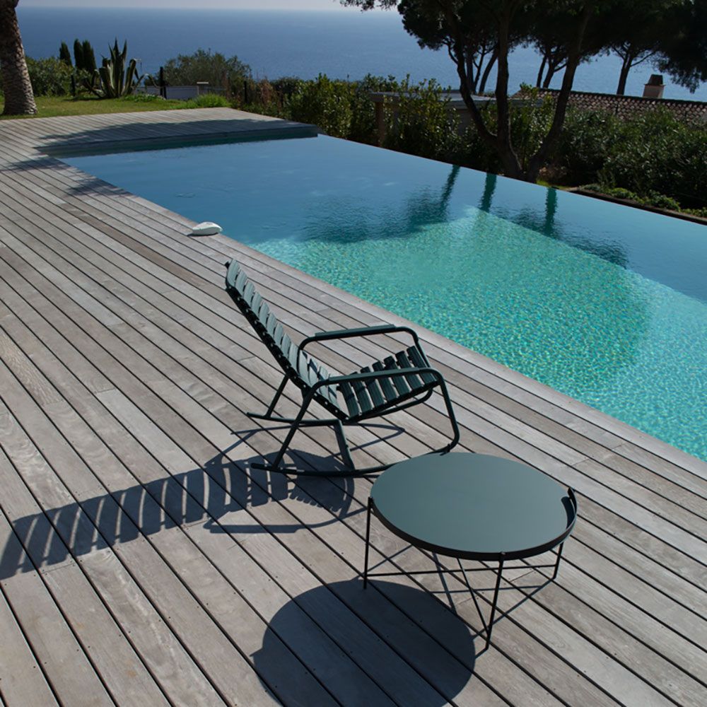 Edge sidobord 46 cm musta teräs