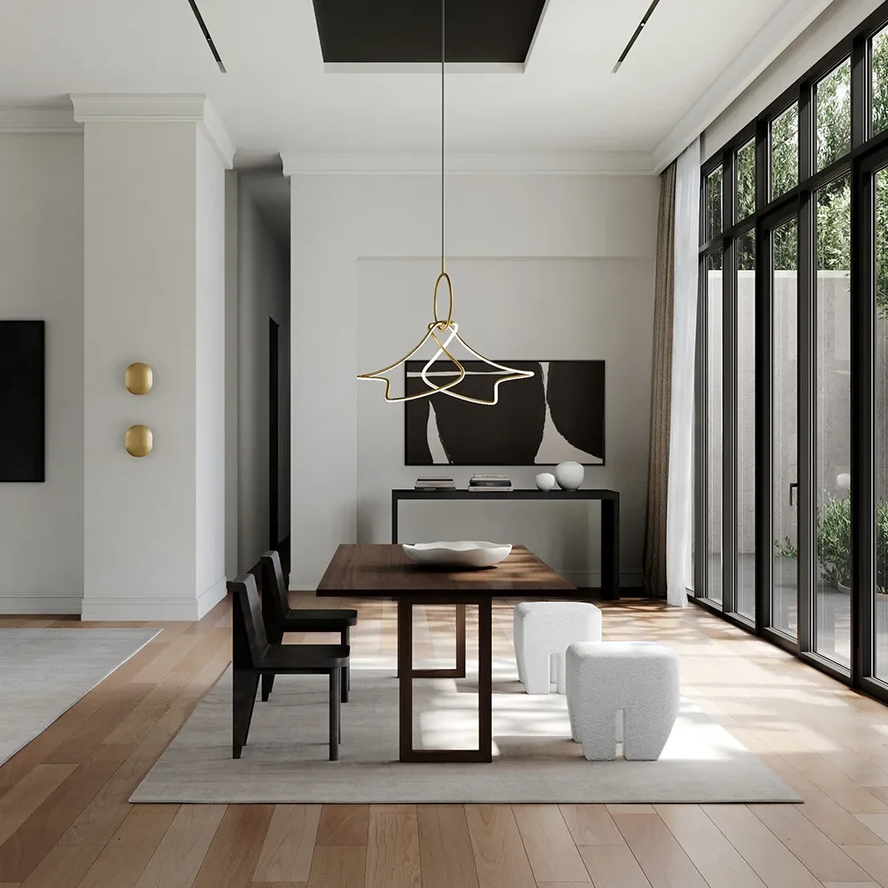 Brutus Slim -ruokapöydän tuoli - Kahvi