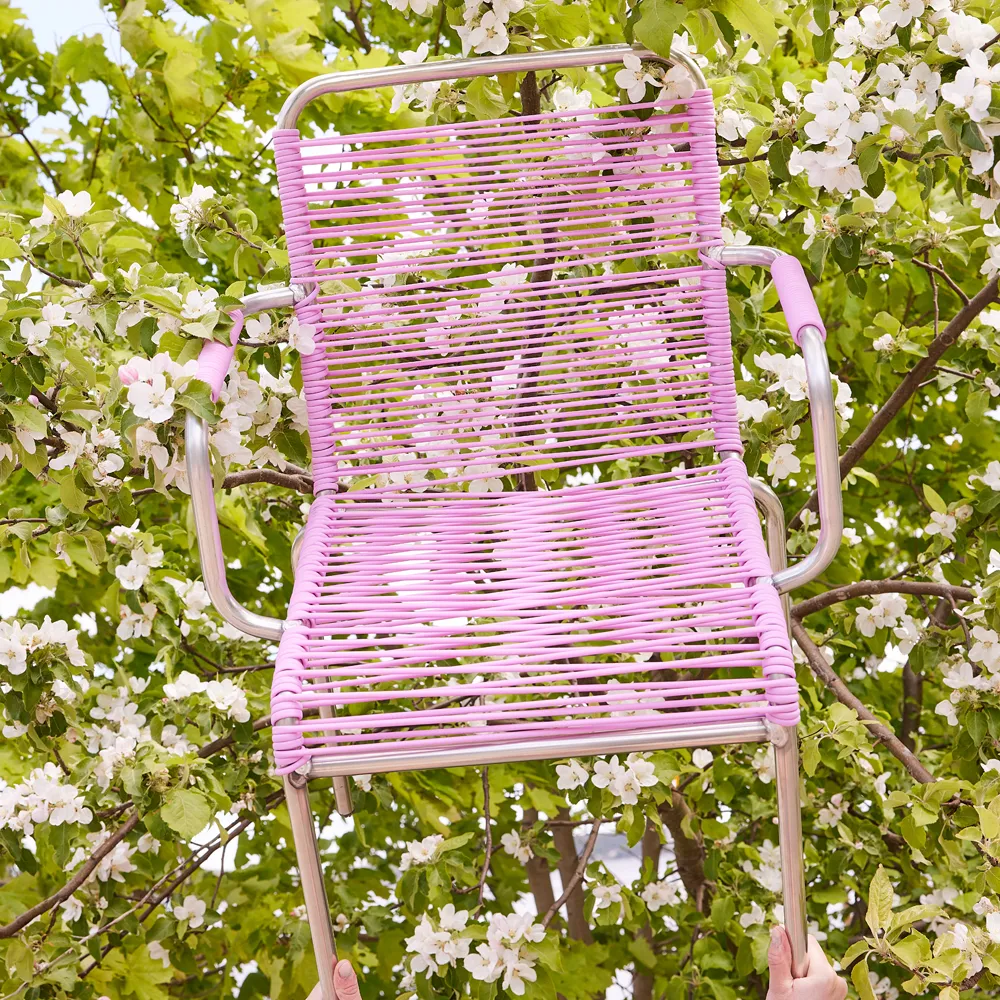 Mya käsinojatuoli pink 