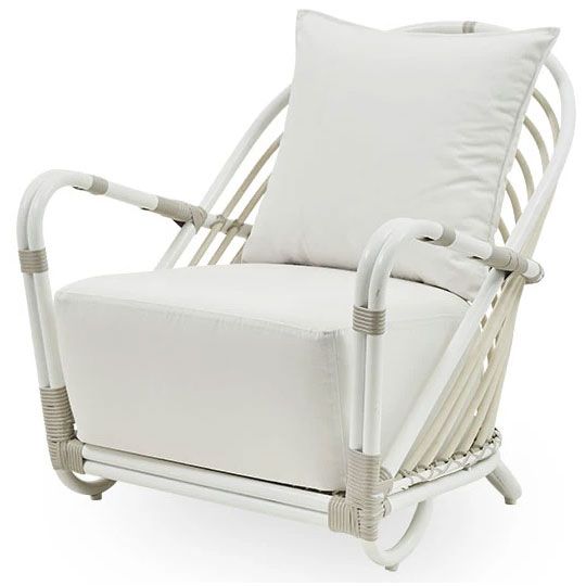 Nojatuoli Charlottenborg Tekorottinki Valkoinen 