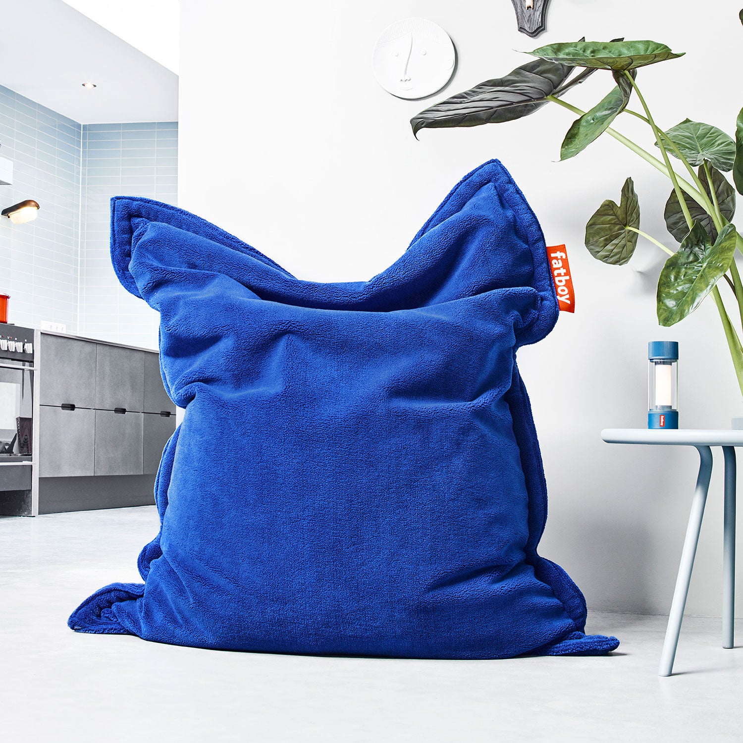 Original slim teddy Säkkituoli latte