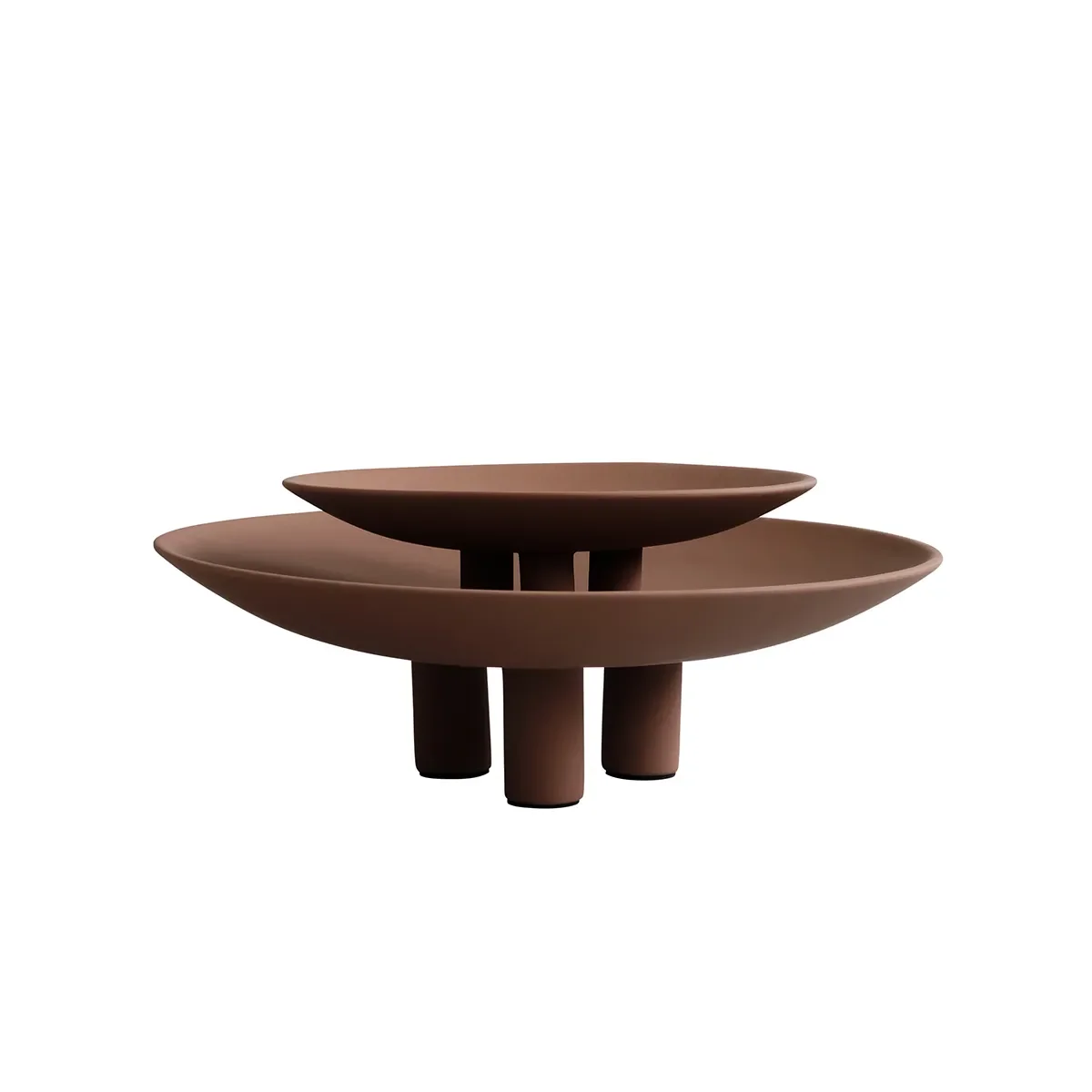 Käsinmaalattu koristevati Duck Mini Almond Ø 30 cm