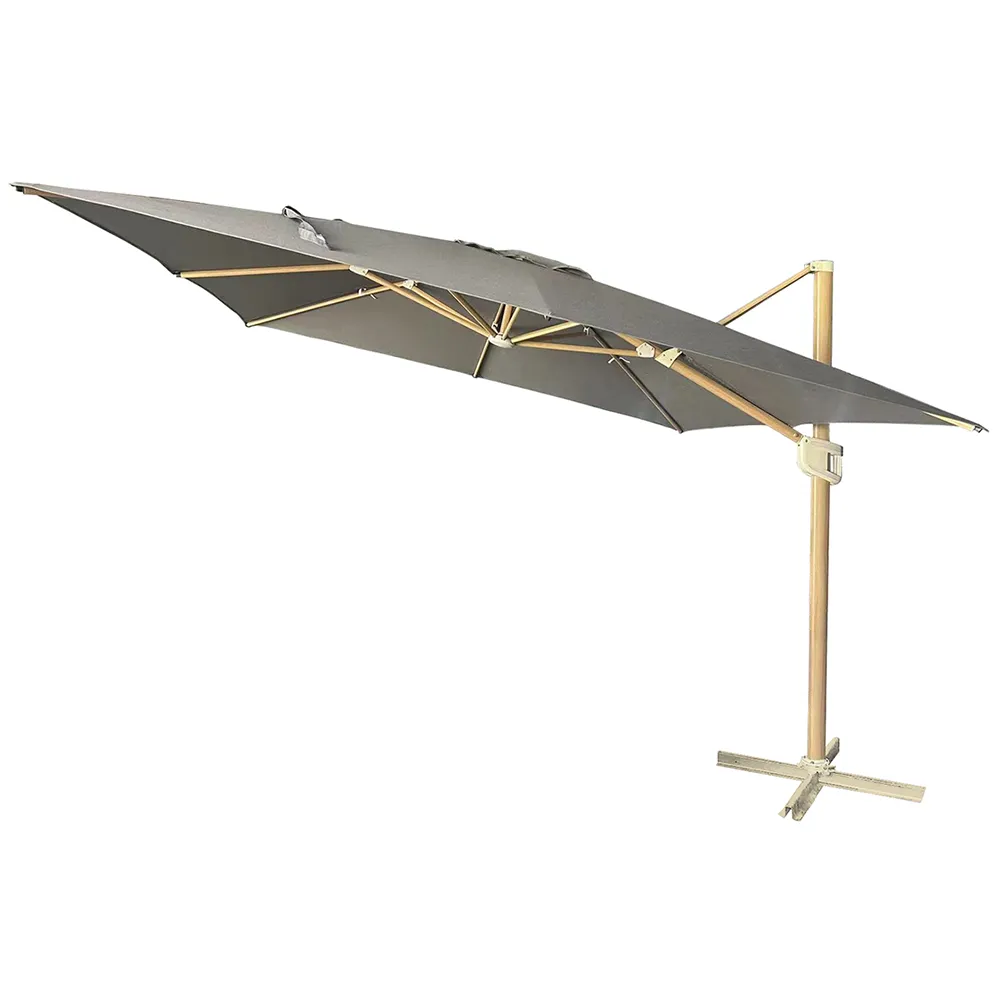 Riippuvarjo 300x300 cm Tummanharmaa