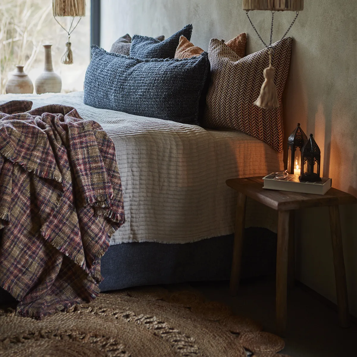 JUNI matto jute Ø150 cm