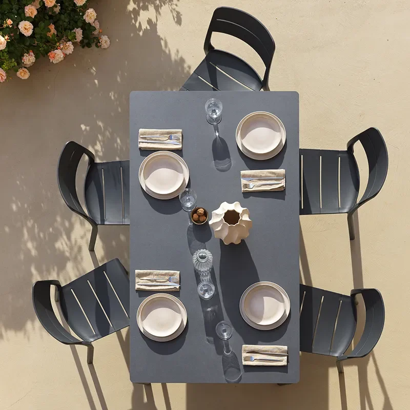 Piave pöytä 90x160 cm Tortora - Tortora 