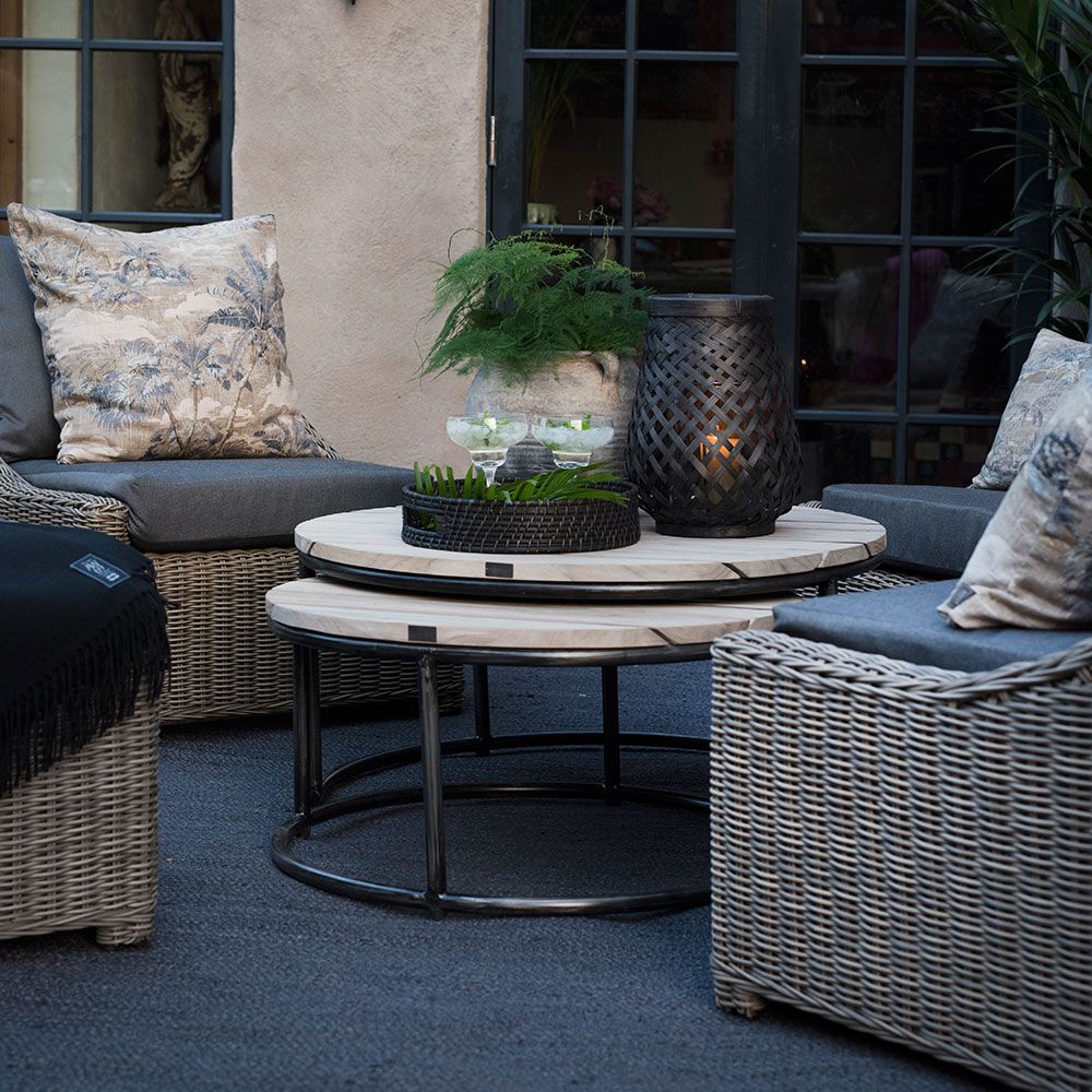 Key Large lounge-nojatuoli polyrottinki Artwood 