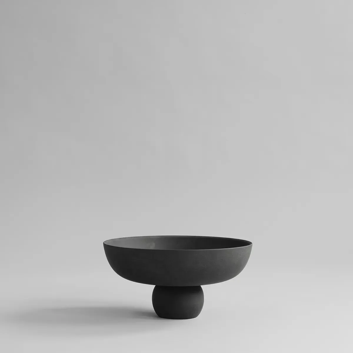 Käsinmaalattu koristekulho Baburu Medio Black Ø 30 cm