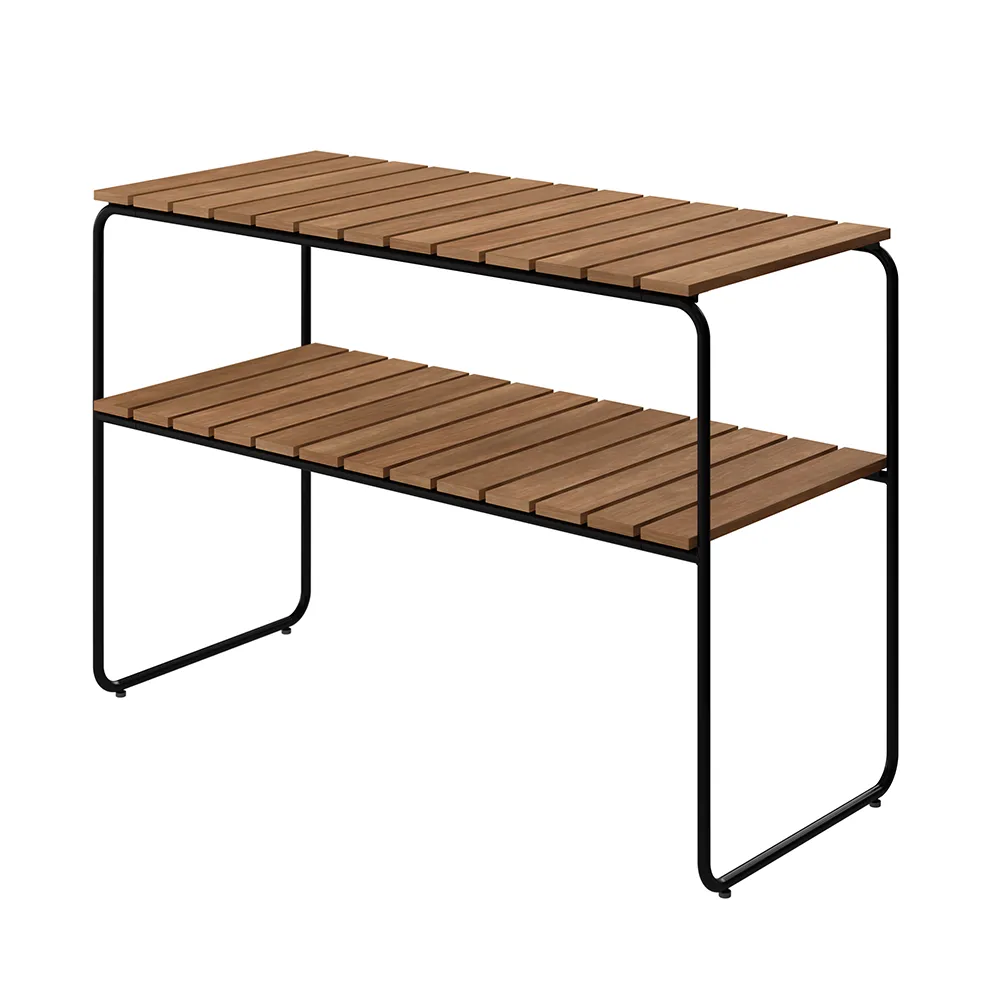 L105 apupöytä Teak / Musta