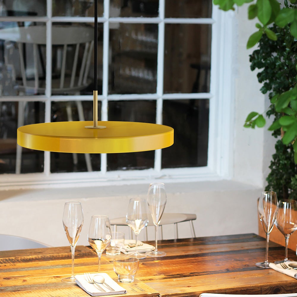 Asteria Riippuvalaisin Mini Ø31 cm Saffron Yellow