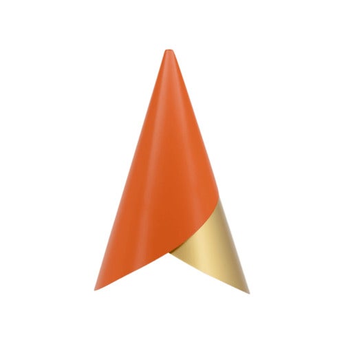 Cornet Lampunvarjostin Nuance Orange/Brass