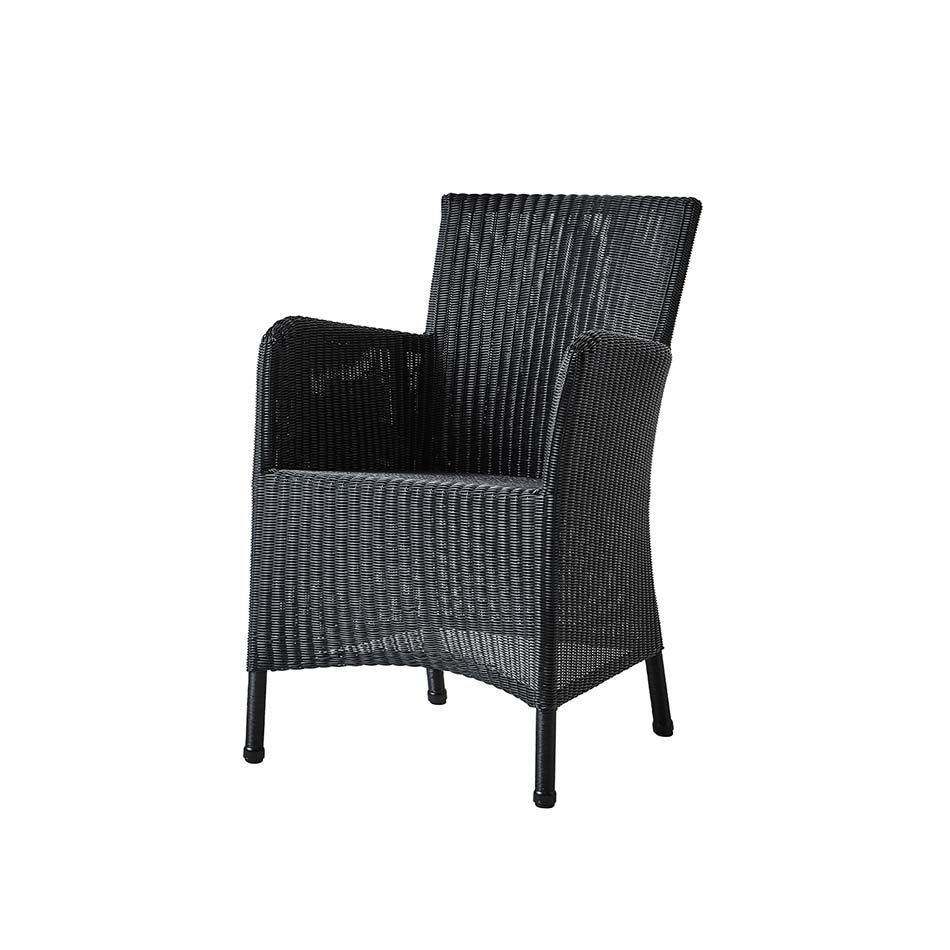 Hampsted käsinojatuoli konstrotting musta