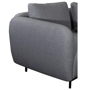 Aura Käsinoja/selkänoja korkea Dark Grey 