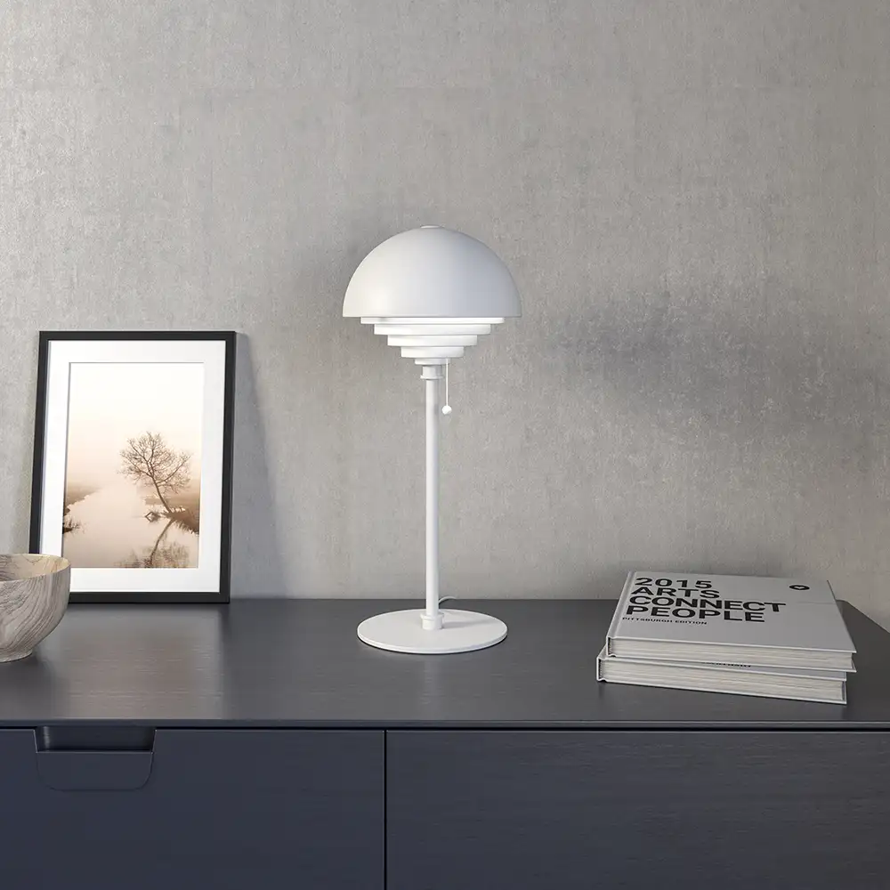 Motown pöytävalaisin musta E27