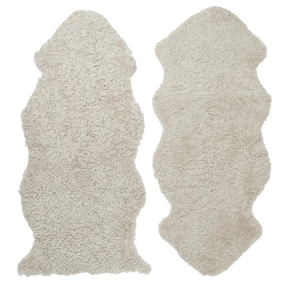 Curly 1,5 lampaannahka Sand