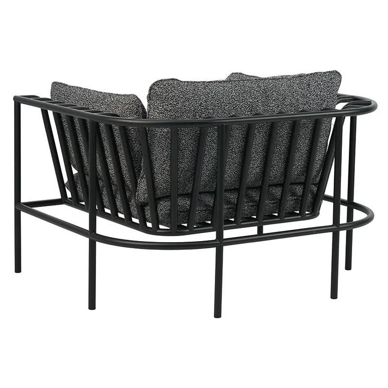 Collier nojatuoli Musta / Teddy black