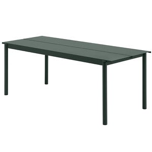 Linear Steel Ruokapöytä 200X75 cm Dark Green 
