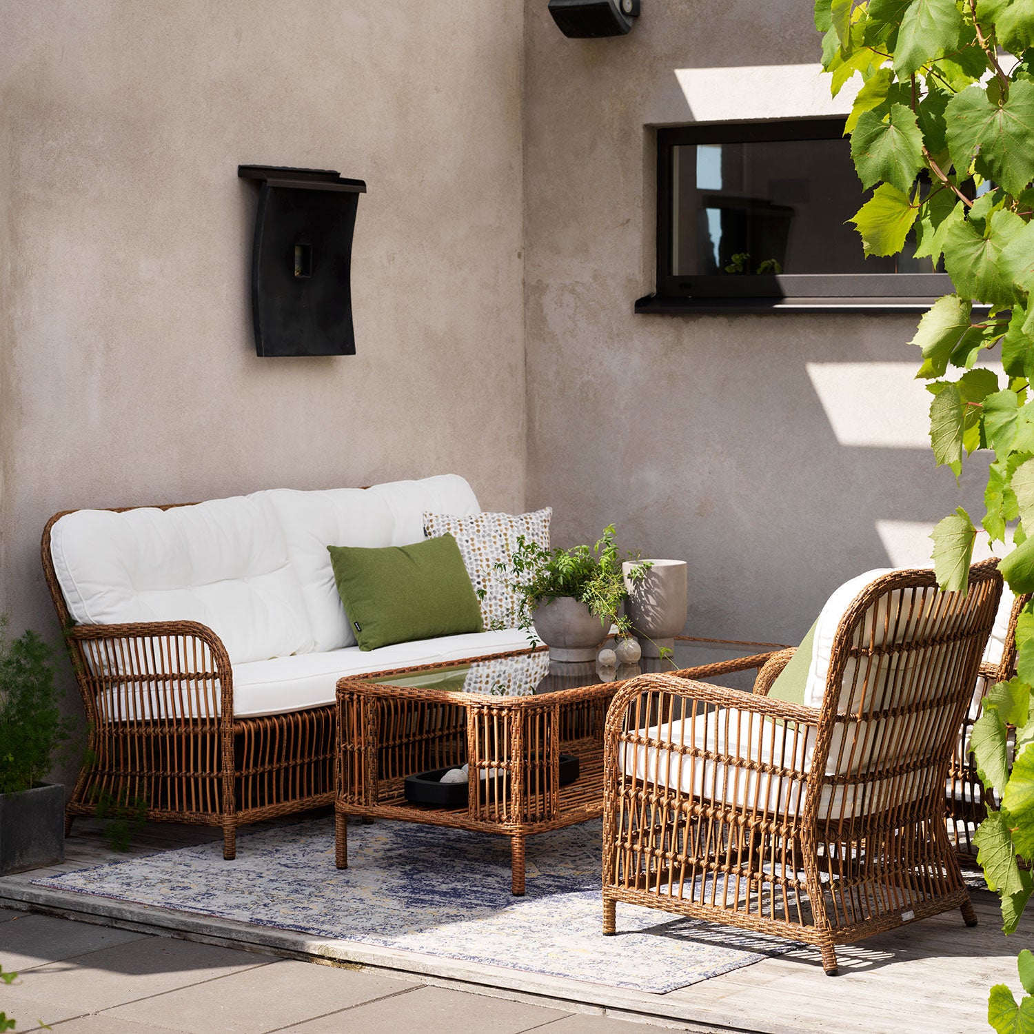 Anemon sohvapöytä 65 x 140 luonnonvärinen/valkoinen Brafab