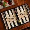Backgammon Lakattu Black