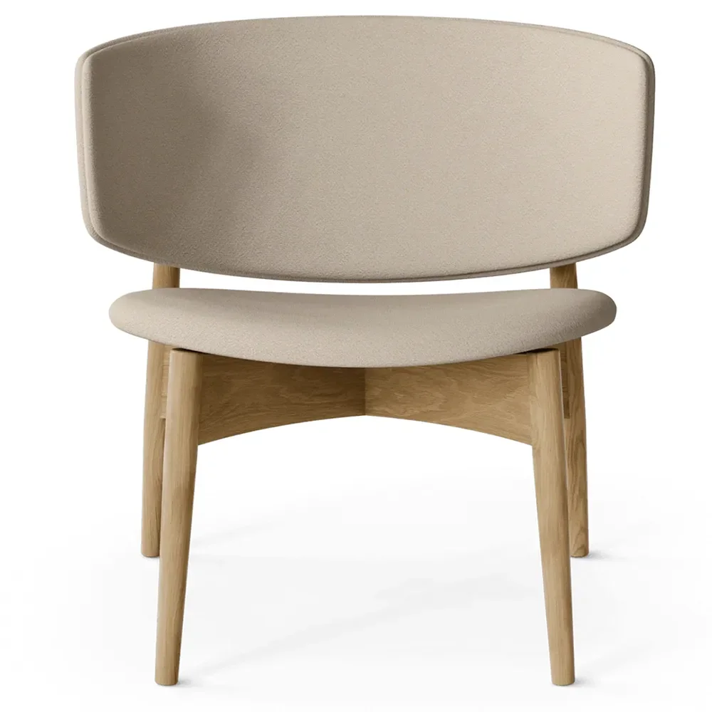 Ferm Living, Herman Lepotuoli Grain - Oak/Cashmere