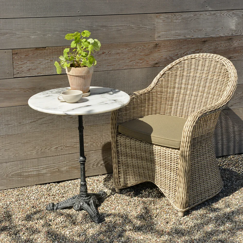 Loire marmoripöytä 60 valkoinen Brafab