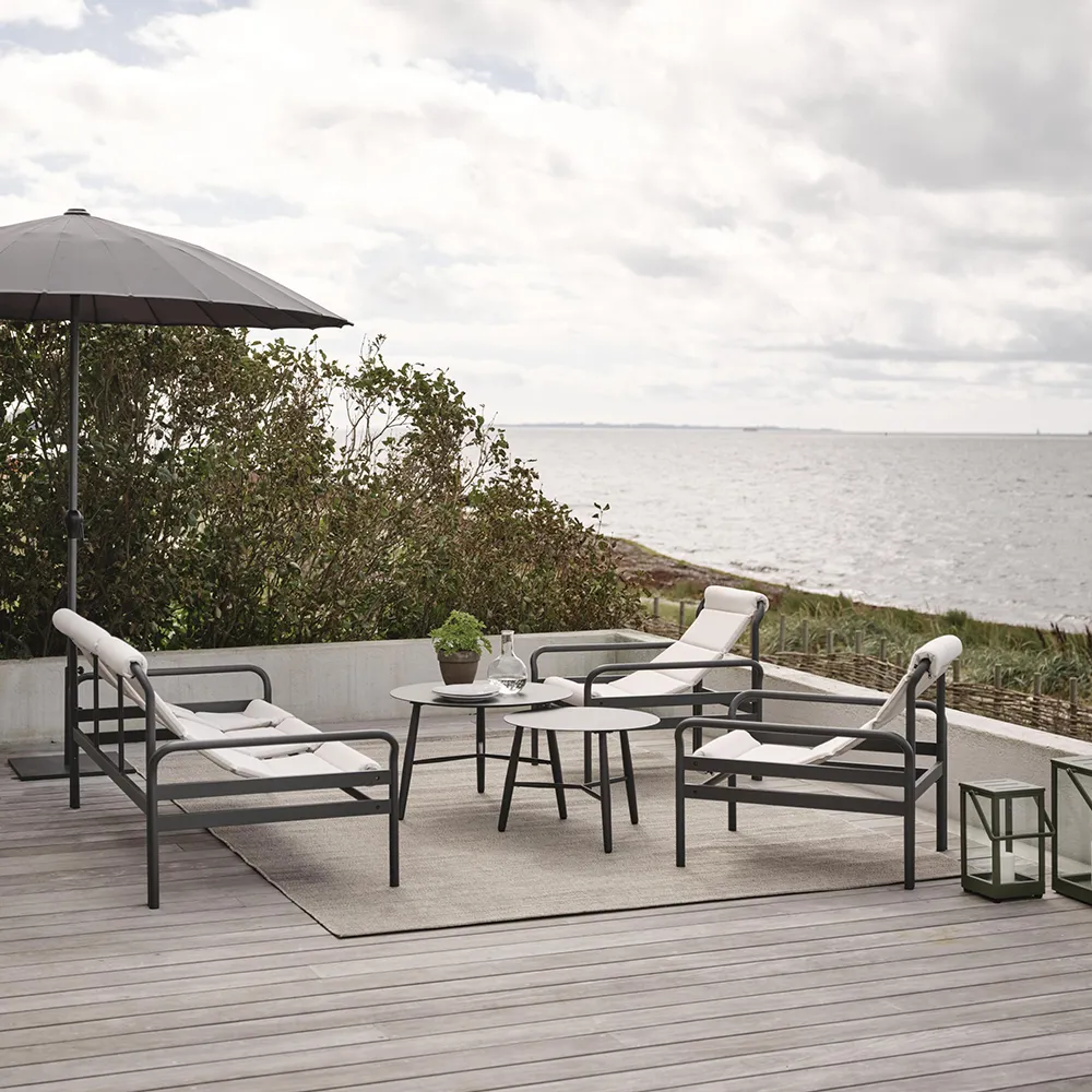 Sling 3 istuttava sohva Antrasiitti/Vanilla