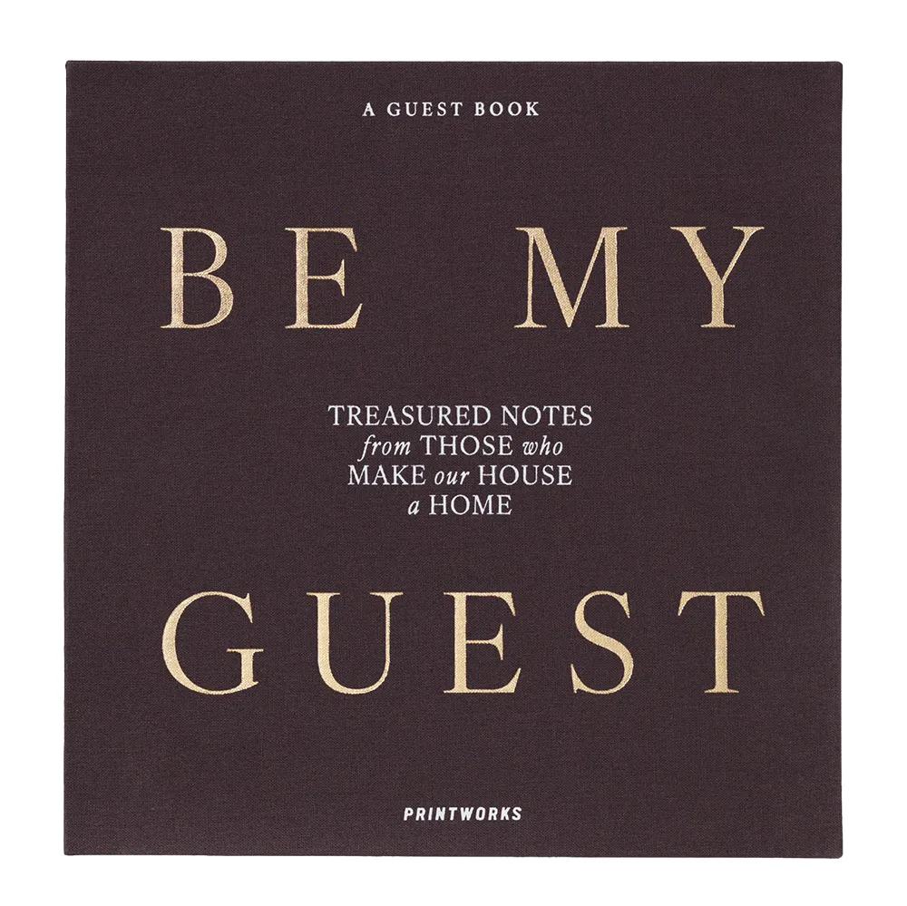 Vieraskirja Anthracite Be My Guest