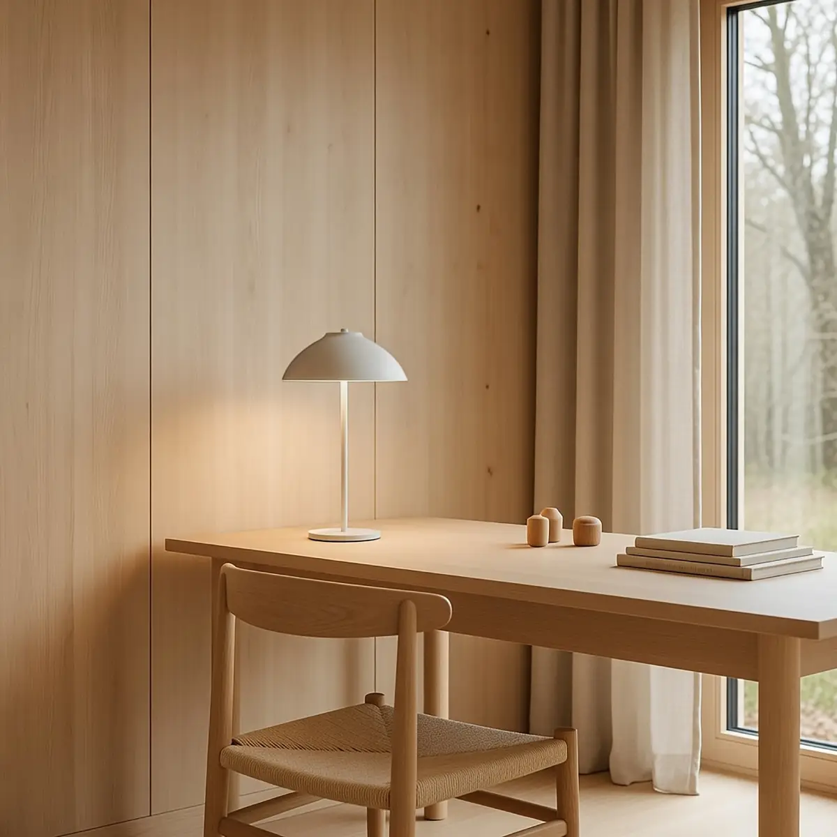 Vali-pöytävalaisin Ø24 x K40 cm, metallia, hiekanvärinen