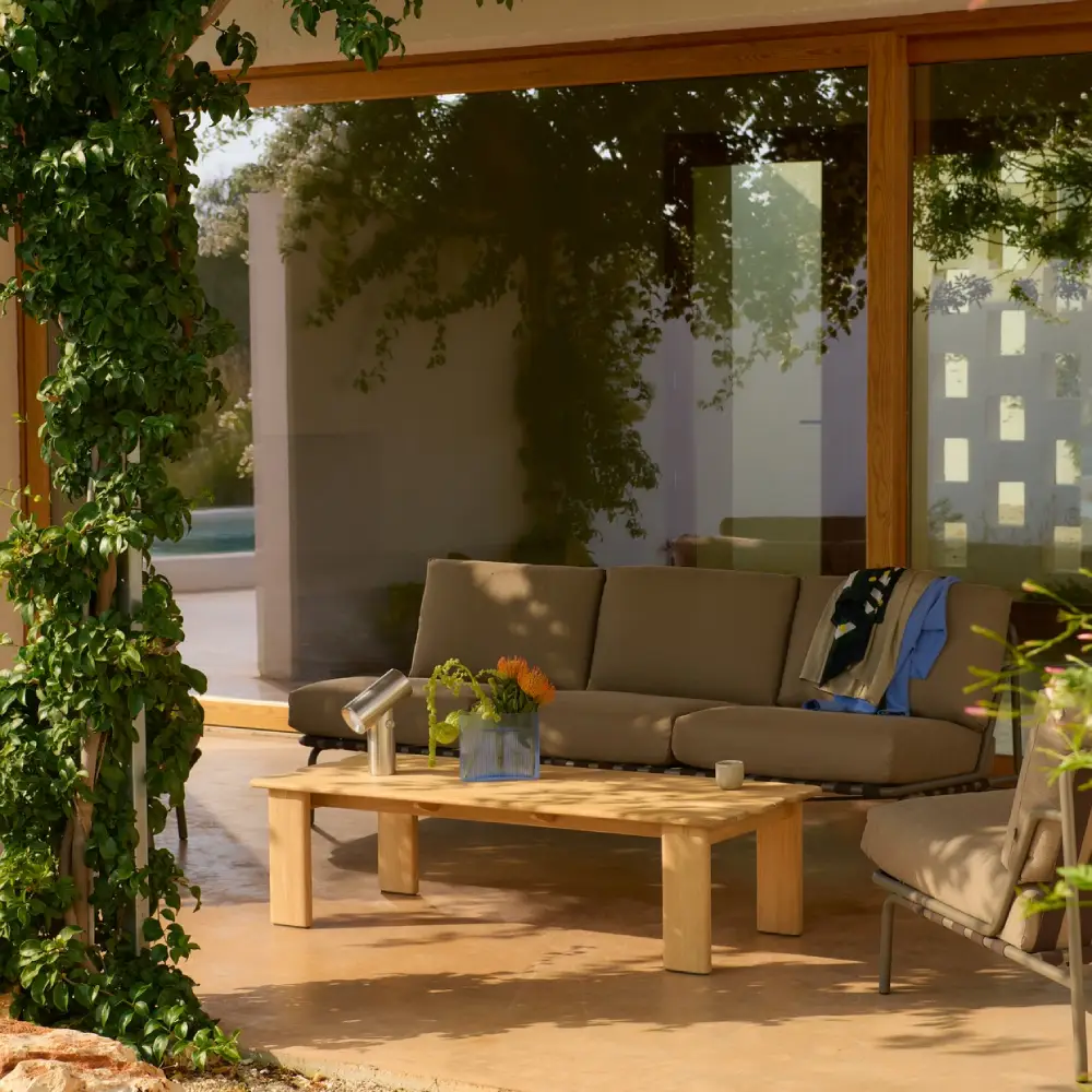 Sohvapöytä Teak 135x55 Assemble