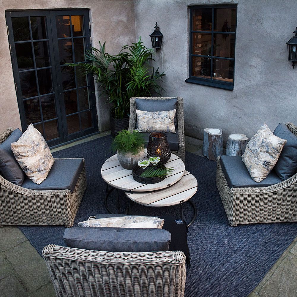 Key Large lounge-nojatuoli polyrottinki Artwood 