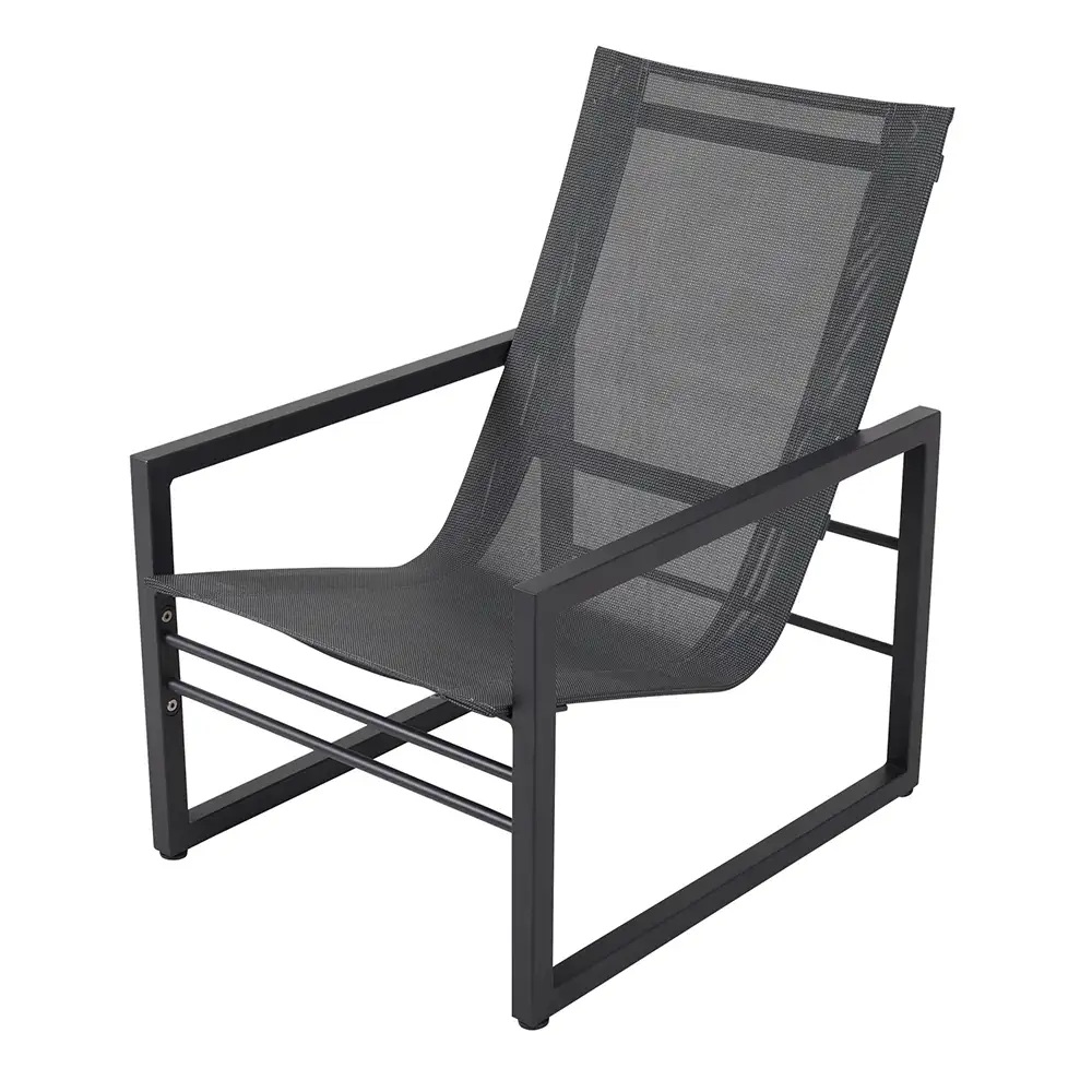 Vevi lasten nojatuoli musta/antrasiitti Brafab